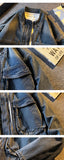 Riolio Spring Autumn Old Blue Loose Large Pocket Stand Collar Denim Jacket Men's Retro American High Street Zipper Jacket Top Urban