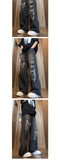 Riolio Beggar jeans men Vintage Streetwear Ripped Hole Jeans Men Women Harajuku Aesthetic Wide Leg Denim Trousers Unisex Straight Pants