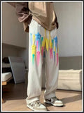 Riolio  Men's Sweatpants Harem Sport Hip-hop Vintage Summer Slim Trousers Athletic New Items In Stylish Wide Leg Goth Man Sweat Pants Xl