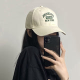 Riolio Letter Embroidered Baseball Cap Women Men Spring Summer Curved Brim Snapback Hats Unisex Outdoor Sports Hip Hop Dad Hat Gorras