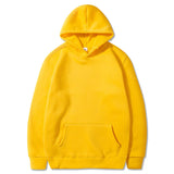 Riolio Men's and Women's Solid Color Pocket Hoodies Sports Fitness Sweatshirts Fashionable Casual Pullovers Multi Color