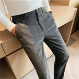 Riolio Wedding Dress Pants for Men Business Suit Pant Casual Slim Formal Pants Pantalon Costume Men Suit Trousers Plus Size 29-38