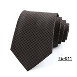 Riolio  Wholesale 8CM Men's Necktie Classic Ties For Man Wedding Business Party Polyester Dots Stripes Floral Jacquard Ascot Accessories