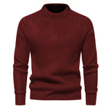 Riolio 5 Styles Autumn and Winter New Men's Sweaters Warm and Skin-friendly Elastic Sweaters Pullover Knit Sweater