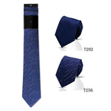Riolio  2pcs Man Tie Classic Business Necktie Blue Wine Pink Solid Color Smart Casual Suit Necktie Striped Plaid Paisley Neck Gravatas