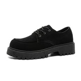 Riolio  Men's Big Head American Retro Thick-Sole High Casual Shoes Four Season New Soft-Sole Non-Slip Outdoor Joker Sports Walking Shoes