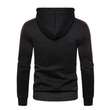 Riolio Men's Hoodie Black White Army Green Red Hooded Color Block Fleece Cool Casual Winter Clothing Apparel Hoodies Sweatshirts