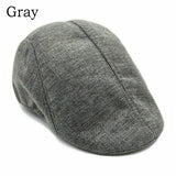 Riolio Men Berets Cap British Style New Autumn Summer Linen Hats Fashion Flat Caps Classic Vintage Gatsby Cabbie Cap Chapeau Homme
