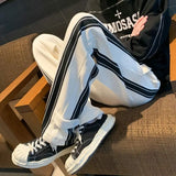 Riolio  Autumn Winter Elegant Casual Pants for Men American Street Style Fashion Loose Fit Straight Leg Men Clothing
