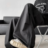 Riolio Unisex Pants Wide Leg Athletic Lounge Pants Spring Summer Lightweight Stretch Waist Casual Sportswear Joggers Loose Thin Comfort