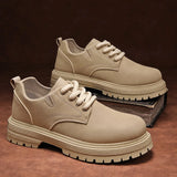High Quality Men Casual Business Tooling Shoes Comfy Thick Bottom Italian Male Shoes Antiskid Outdoor Oxford Shoes