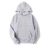 Riolio Spring and Autumn Trendy Solid Color Sports Hoodies Fleece Men's and Women's Sweatshirts Trendy Pullovers Couples Hoodies S-3XL