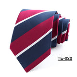 Riolio  Wholesale 8CM Men's Necktie Classic Ties For Man Wedding Business Party Polyester Dots Stripes Floral Jacquard Ascot Accessories
