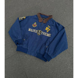 Riolio American Retro High-end Fashion High Street Jacket Men Women Couple Autumn Winter Trendy Splicing Embroidered Short Men's Jacket