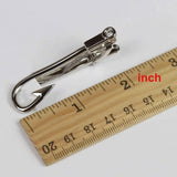 Riolio  Jewelry Cute Beard Tie Clip Gentlemen Classy Necktie Bar Clasp Clip Pin Anchors Fishhook Feather Shape Multi-functional Clamp