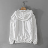 Riolio New Designer Italy Quality Linen Hooded Jacket For Men Casual Trend Spring Autumn Outerwear Blazer Top Clothes Chaquetas Jaqueta