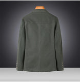 Riolio Men's Premium Suit Jacket Spring Autumn Casual Workwear Pure Cotton Jacket Men's Korean Version Slim Fit Loose Plus Size Suit