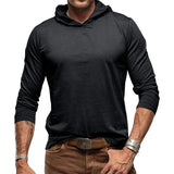 Riolio  Spring Autumn Fashion Hoodies Long Sleeve Solid Blocking Polo Shirts Men's Clothing Korean Button Loose Casual All-match Tops