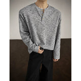 Riolio  Long Sleeved T-shirt Men Fashion Retro Tie Dye T-shirt Men Streetwear Korean Loose Round Neck T Shirt Mens Top Large Size 4XL