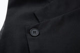 Riolio  New Men's Suit Vests Fashion Smart Casual Formal Dress Vest For Wedding Waistcoats Men Solid Color Sleeveless Party Vest Man