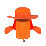 Riolio  Fishing Flap Caps Men Sun Protection Summer Quick-drying Bucket Hat Outdoor Face Wide Brim Women Bucket Hat For Fishing Climbing