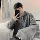 Riolio  American autumn and winter street fashion men and women personalized sweaters for couples loose retro Harajuku knitted casual