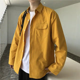 Riolio  Designed Men Trendy Spring and Autumn Long-sleeved Shirt Jacket High-end Top with Inner Shirt Handsome and Handsome in Summer