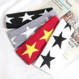 Riolio  Elastic Pentagram Hair Bands Women Men Hairband Running Fitness Yoga Headbands Girls Head Hair Band Outdoor Sports Accessories