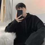 Riolio  American autumn and winter street fashion men and women personalized sweaters for couples loose retro Harajuku knitted casual