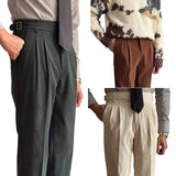 Riolio  Spring Autumn Slim Fit Trousers For Men Casual Straight Pants Pocket Joggers Male Fashion Trousers Business Pants Man Clothes