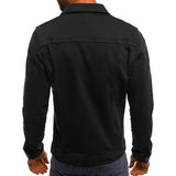 Riolio New Men's Jeans Jacket Business Casual Lightweight Long Sleeve Shirt High Street Spring Autumn Jackets Biker Coat Outwear Tops