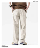 Riolio American High Street Work Pants Spring Autumn New Men's Trousers Straight Japanese Fashion Trend Retro Casual Work Pants Chic