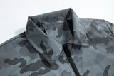 Riolio Brand Loose Reflective Jacket Sports Men Spring and Autumn Coat Korean Version Stand Up Collar for Teenagers Camouflage Jacket