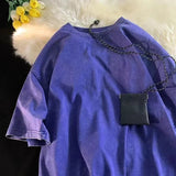 Riolio swag outfits men Quality Oversized Acid Washed Y2K T Shirt Women Vintage T-shirts Streetwear Mineral Wash Tee Shirts Girl Loose Luxury Brand Tops