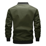 Riolio  Spring Autumn Men's Camo Bomber Jackets Fashion Men MA-1 Pilot Baseball Uniform Coats Mens Sports Windbreaker Jacket Clothing