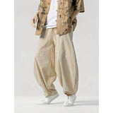 Riolio  New Arrival Men Casual Pants High Street Cross Pants Cotton Chinese Style Streetwear Male Harem Trousers