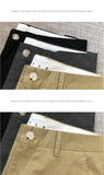 Riolio Autumn Winter Men's Korean Fashion Casual Thin Small Straight Leg Korean Loose Crop Pants Comfortable Versatile Pants
