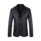 Riolio  Casual Two-Piece Suit Set Large Size Floral Embroidery Wedding Dressing Fashionable Slim Fit British Style All-Season Polyest...