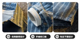 Riolio American Striped Spliced Denim Jacket Men 2025 Autumn Trendy Handsome Men Women Casual Loose Work Shirt Jacket Aesthetic Chic