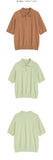 Riolio New Summer Simple Retro Men Polo Shirt Leisure Vintage High Quality Knit T-shirt Casual Korean Style Loose Breathable Tops M-2XL