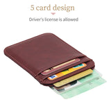 Riolio Double Sided Ultra-thin Card Holder Bank Credit ID Cards Pouch Case Wallet Organizer Thin Business Bank Card Package