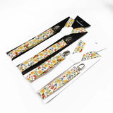 Riolio  Floral Cotton 2 Sizes Suspenders Parent Child Sets Men Women Kids Braces Adjustable Straps Male Pants Shirt Skirt Accessory Gift