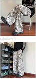 Riolio  Mens Casual Pants Straight Leg Loose Fit Tactical Cargo Joggers Wide Leg Tie Dye Trousers Trendy Fashion Side Pocket pants man