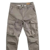Riolio  New Men's Wear Resistant Work Trousers Casual Straight Leg Pants Multi ket Leisure Work Long Trousers Korean Sle