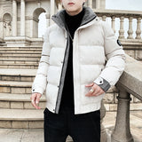 Riolio Waterproof Parkas Stand-up Collar Men's Autumn Winter Short Down Puffer Jackets Casual Windbreaker Snow Thick New In Jackets