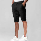 Riolio  Summer New Men's Casual Shorts Waterproof Trousers Japanese Business Versatile Elasticity Waist High GualityShorts Pant For Male