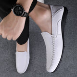 Riolio  Men's Casual Shoes Four Seasons Plus Size 47 Soft Sole Comfort Outdoor Fashion Youth Business Shoes Driving Shoe