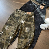 Riolio  New Men Chic Snake Print Streetwear Jeans Male Designer Brand Casual Denim Pants Popular American Graphic Hip Pop Denim Trousers