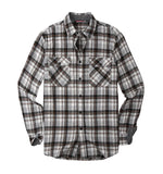 Riolio  English Style Vintage Men Clothing Plaid Shirt Spring Autumn New Harajuku Long Sleeves Streetwear Fashion Business Casual Tops