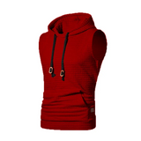 Riolio New Fashion Zipper Cardigan Sweater Mens Sleeveless Hooded Vest Jacket Plus Size S-4XL Streetwear Vest Hoodies